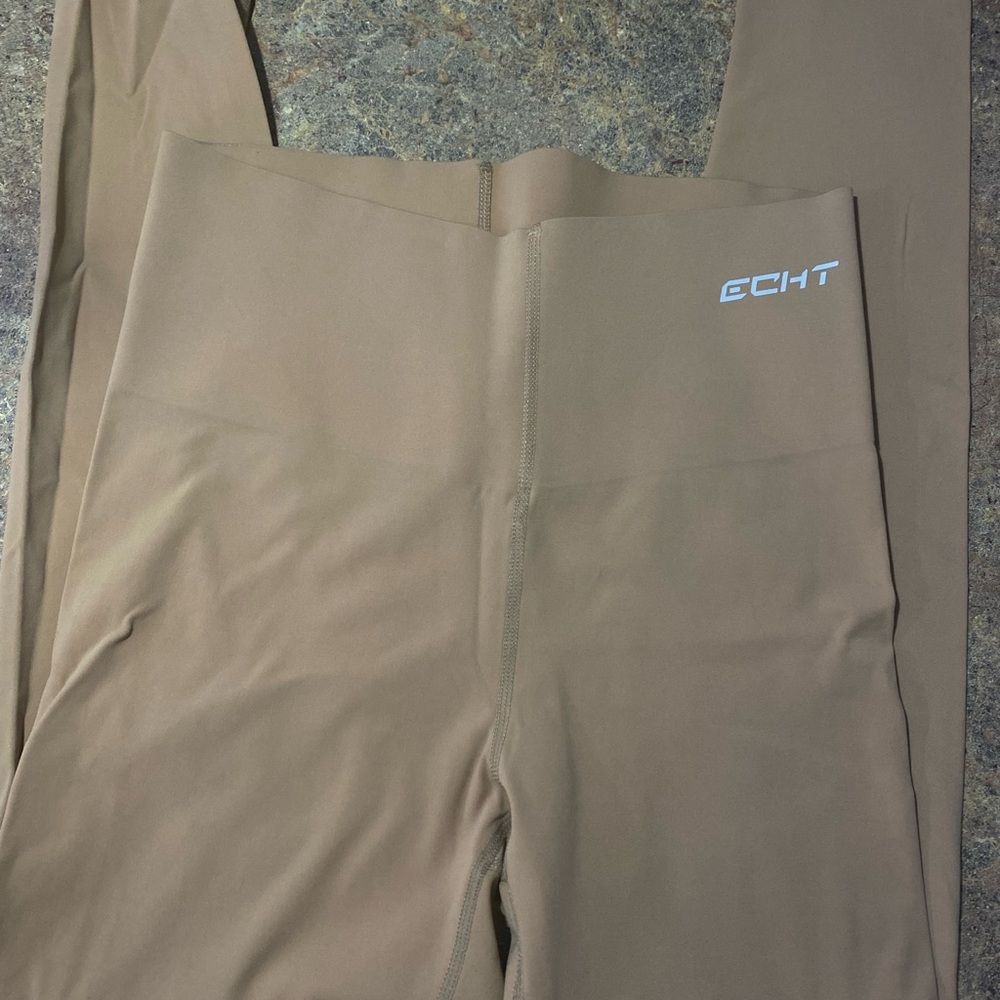 ECHT Tan High-Waisted Leggings